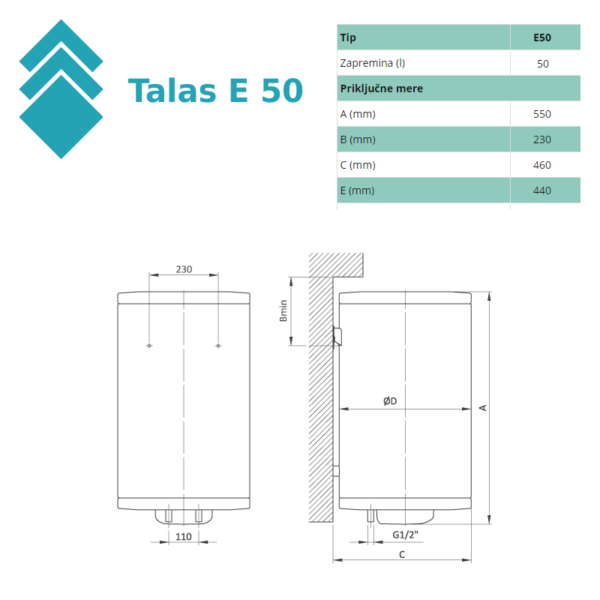 Talas E 50 NGL tc