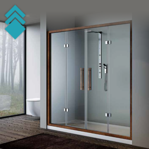 Paravan - Tuš vrata - Teak D122A 140cm