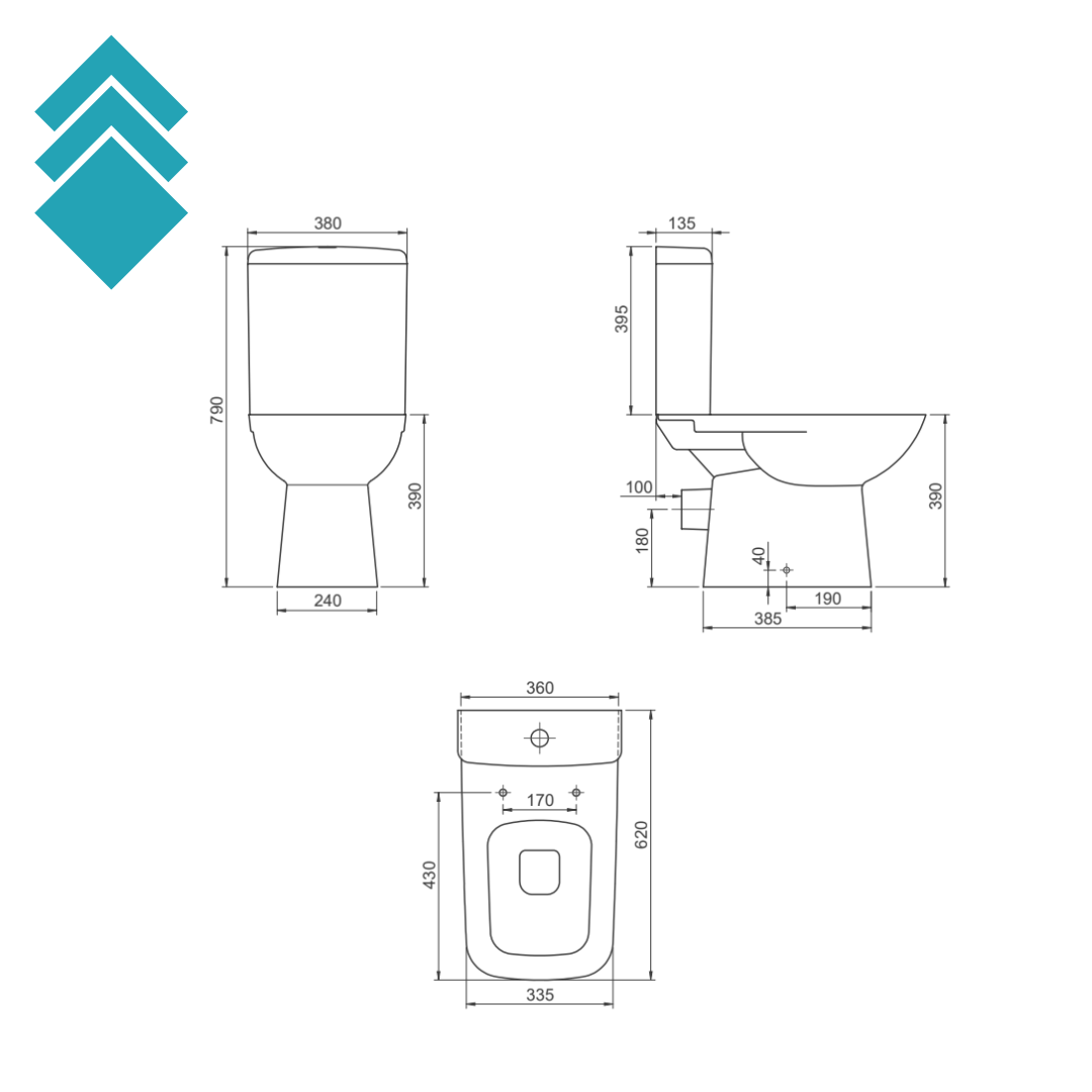 Monoblok WC olja Za Moderno Kupatilo Ceramica ABR monoblok-wc-olja-za-moderno-kupatilo-ceramica-abr