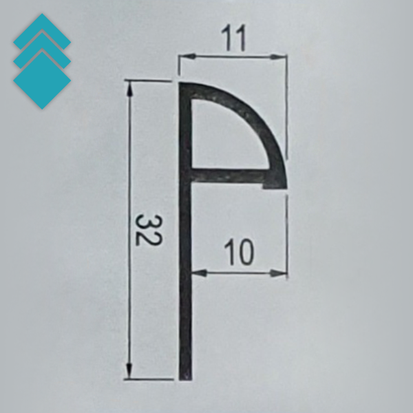 Aluminijumska lajsna 10-2700mm GL tc