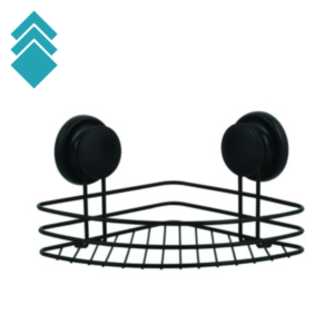 Ugaona vakum polica - crna