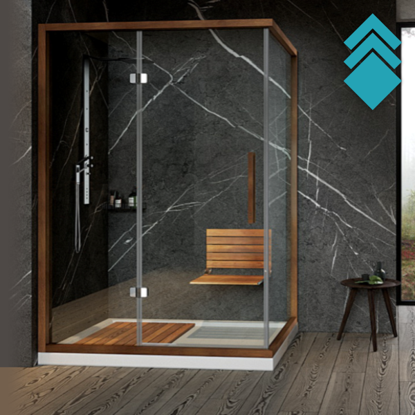 Paravan - Teak D221A 110x80cm - levo GL