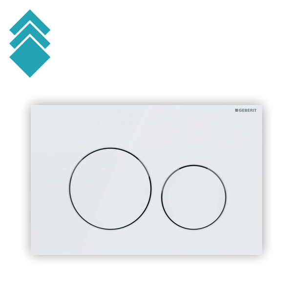 Geberit Tipka Delta 20 - alpsko bela GL