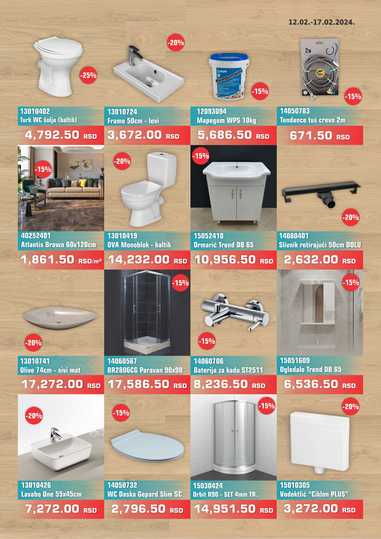 Nedeljna Akcija 19 feb - 24 feb 2024