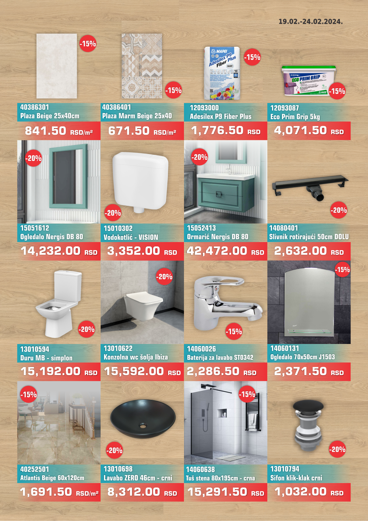 Nedeljna Akcija 19 feb - 24 feb 2024