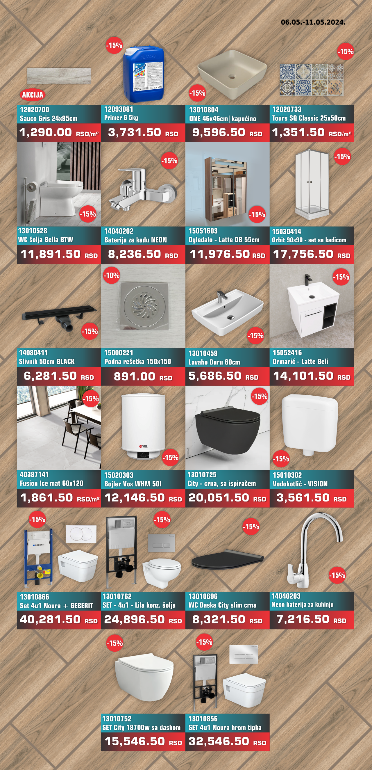 Nedeljna Akcija 06 maj - 11 maj 2024