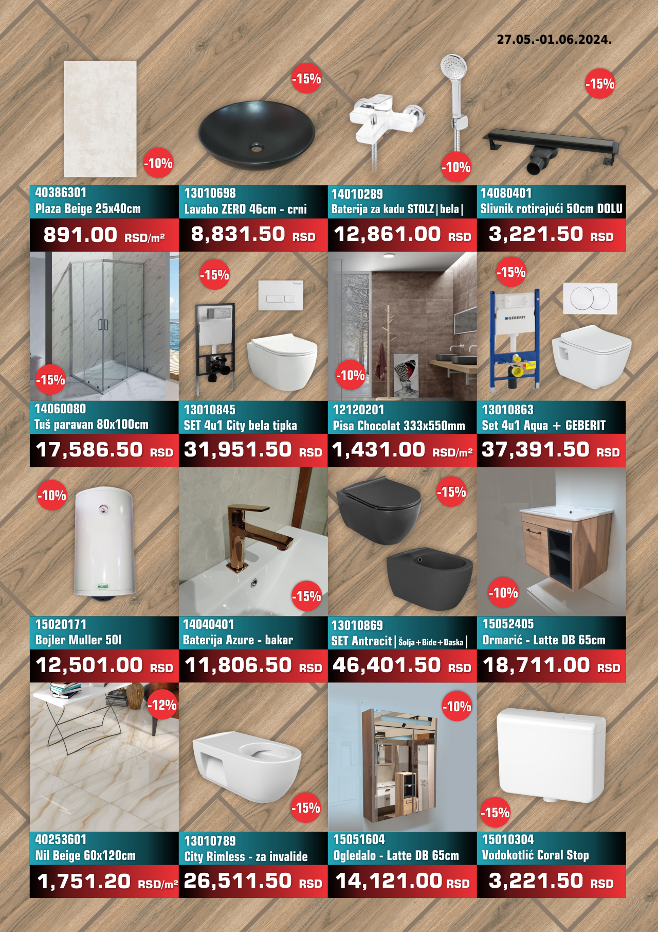 Nedeljna Akcija 27 maj - 01 jun 2024