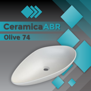 Lavabo Olive 74 beli mat