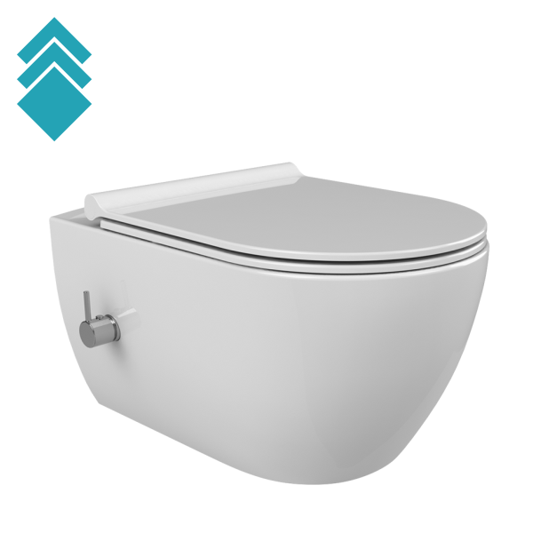 City (rimless) - konzolna wc šolja sa integrirsanim bide sistemom GL