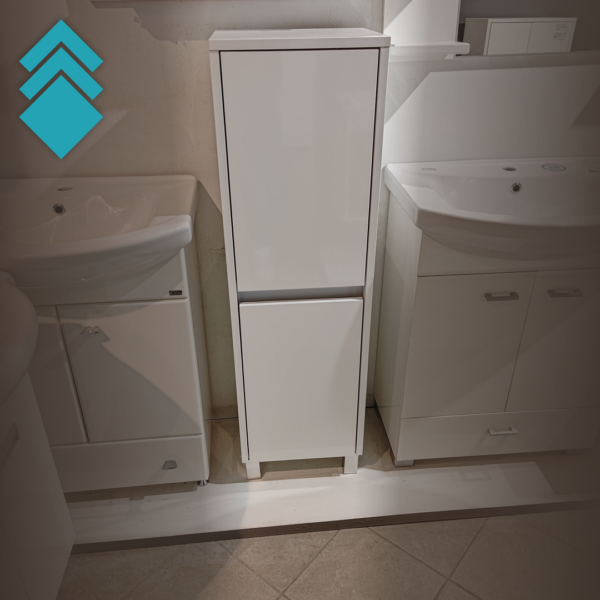 Vertikala Duru SK bela 120x35cm (vertikalni ormarić za kupatilo) GL