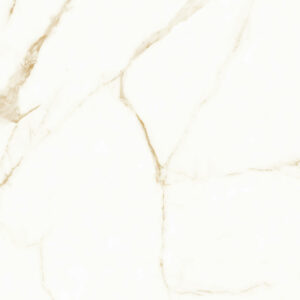 Cream marble surface with light brown veins running diagonally across the pattern