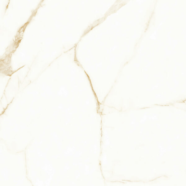 Cream marble surface with light brown veins running diagonally across the pattern